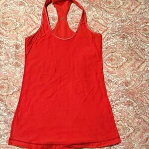 Lululemon Athletica Vibrant Red Tank Top